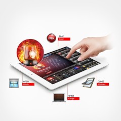 Fibaro Smoke Sensor & Temperature Sensor - SLV White | Smart Home Safety & Comfort